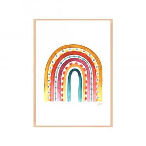 Rainbow Warrior in White Fine Art Print | FRAMED Tasmanian Oak Boxed Frame A3 (29.7cm x 42cm) by Luxe Mirrors, a Artwork & Wall Decor for sale on Style Sourcebook