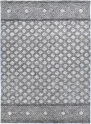 Aaliyah 01 Charcoal & Beige by Wild Yarn, a Contemporary Rugs for sale on Style Sourcebook
