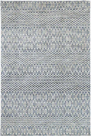 Aaliyah Camphils Navy Rug by Wild Yarn, a Contemporary Rugs for sale on Style Sourcebook