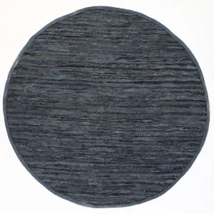Gypsy Modern Grey Leather Rug by Wild Yarn, a Contemporary Rugs for sale on Style Sourcebook
