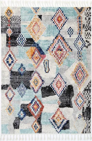 Hal Vintage Boho Zagora Multi Rug by Wild Yarn, a Persian Rugs for sale on Style Sourcebook