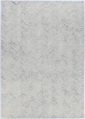 Chevron 11A Grey Rug by Wild Yarn, a Contemporary Rugs for sale on Style Sourcebook