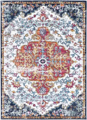 Providence Oriental Blue Terracotta Rug by Wild Yarn, a Persian Rugs for sale on Style Sourcebook