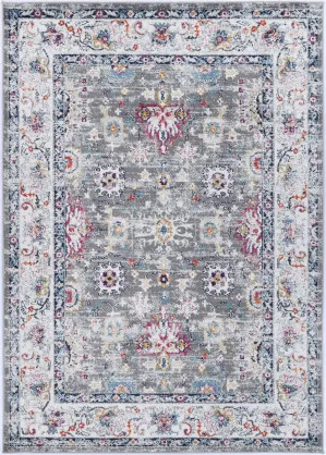 Somerset Grey Multi Traditional Rug by Wild Yarn, a Persian Rugs for sale on Style Sourcebook