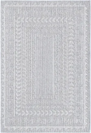 Courtyard Aura Indoor / Outdoor Grey Rug by Wild Yarn, a Outdoor Rugs for sale on Style Sourcebook