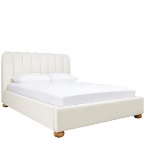 Maeve Boucle Fashion Bed Ivory - Double by James Lane, a Beds & Bed Frames for sale on Style Sourcebook