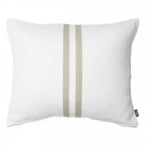 Simpatico Feather Cushion 50x60cm in White/Natural by OzDesignFurniture, a Cushions, Decorative Pillows for sale on Style Sourcebook