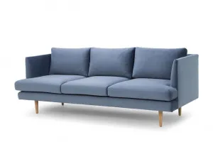 Denmark 3 Seater Sofa - Dust Blue by Interior Secrets - AfterPay Available by Interior Secrets, a Sofas for sale on Style Sourcebook