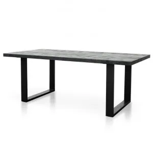 Craig 2m Reclaimed Wood Dining Table - Black by Interior Secrets - AfterPay Available by Interior Secrets, a Dining Tables for sale on Style Sourcebook