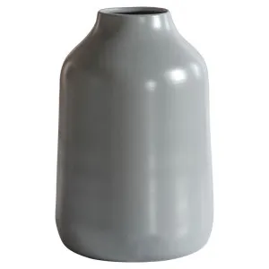 Barbican Iron Bottle Vase, Small, Grey by Casa Bella, a Vases & Jars for sale on Style Sourcebook