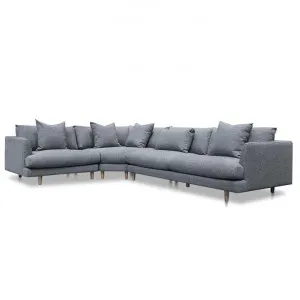 Della Left Return Modular Sofa - Graphite Grey by Interior Secrets - AfterPay Available by Interior Secrets, a Sofas for sale on Style Sourcebook
