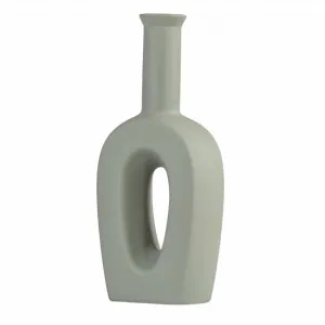 Ceramic Vase - Tulip - Sage Grey by Ivory & Deene, a Decor for sale on Style Sourcebook