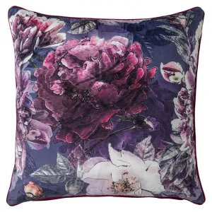 Swindon Velvet Vintage Floral Euro Cushion, Type B by Casa Bella, a Cushions, Decorative Pillows for sale on Style Sourcebook