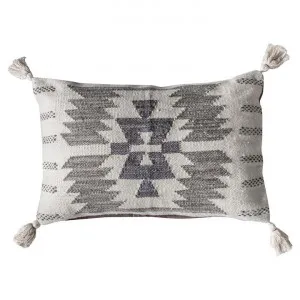 Tulca Fabric Tassel Lumbar Cushion by Casa Bella, a Cushions, Decorative Pillows for sale on Style Sourcebook
