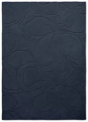 Ted Baker Romantic Magnolia Dark Blue 162708 by Ted Baker, a Contemporary Rugs for sale on Style Sourcebook