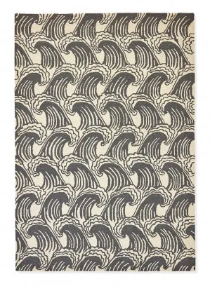 Scion Ride The Wave - Liquorice 125605 by Scion, a Contemporary Rugs for sale on Style Sourcebook