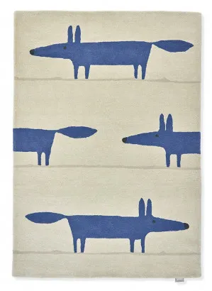 Scion Mr - Fox - Pebble Denim 025328 by Scion, a Contemporary Rugs for sale on Style Sourcebook