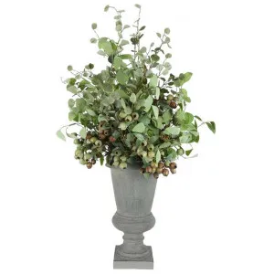 Athens Artificial Eucalyptus Twigs with Fruits in Magnesia Urn by Florabelle, a Plants for sale on Style Sourcebook
