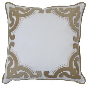 Bronte Velvet & Cotton Scatter Cushion Cover, Sand by COJO Home, a Cushions, Decorative Pillows for sale on Style Sourcebook