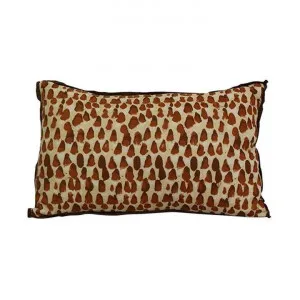 Pebble Cotton Lumbar Cushion, Rust by French Country Collection, a Cushions, Decorative Pillows for sale on Style Sourcebook