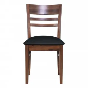 Lawson A Dining Chair in Black PU / Tasmanian Blackwood by OzDesignFurniture, a Dining Chairs for sale on Style Sourcebook