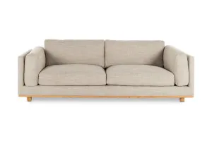Nevada Modern 4 Seat Sofa, Beige, by Lounge Lovers by Lounge Lovers, a Sofas for sale on Style Sourcebook