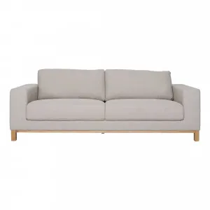 Jasper 3 Seater Sofa in Santa Beige Fabric by OzDesignFurniture, a Sofas for sale on Style Sourcebook