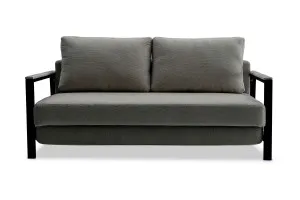 Kobe Modern 2 Seat Sofa Bed, Dark Grey, by Lounge Lovers by Lounge Lovers, a Sofa Beds for sale on Style Sourcebook