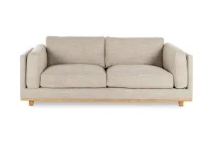Nevada Modern 3 Seat Sofa, Beige, by Lounge Lovers by Lounge Lovers, a Sofas for sale on Style Sourcebook