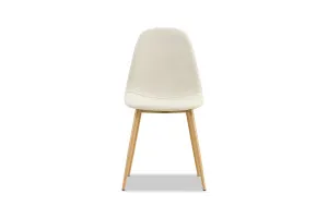 June Modern Dining Chair, Beige, by Lounge Lovers by Lounge Lovers, a Dining Chairs for sale on Style Sourcebook