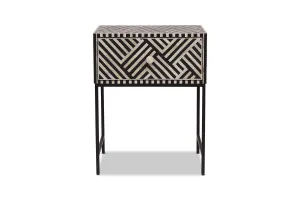 Kaia Classic Bedside Table, Black, by Lounge Lovers by Lounge Lovers, a Bedside Tables for sale on Style Sourcebook
