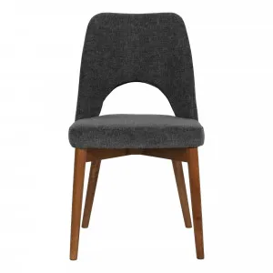 Lennox Dining Chair in Dark Grey / Blackwood Stain by OzDesignFurniture, a Dining Chairs for sale on Style Sourcebook