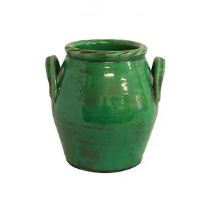 Ronan Terracotta Urn Vase, Small, Aged Green by French Country Collection, a Vases & Jars for sale on Style Sourcebook