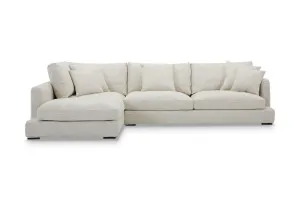 Long Beach Coastal Left-Hand Corner Sofa, Beige, by Lounge Lovers by Lounge Lovers, a Sofas for sale on Style Sourcebook