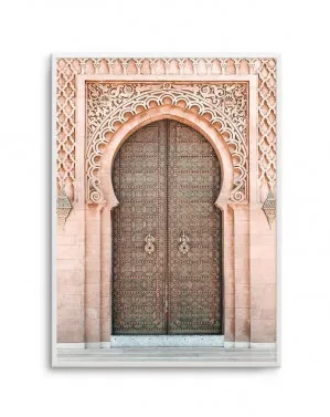 Moroccan Door | Blush by oliveetoriel.com, a Prints for sale on Style Sourcebook