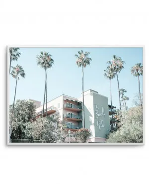 Beverly Hills Hotel LS | Vintage by oliveetoriel.com, a Original Artwork for sale on Style Sourcebook