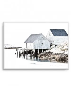 Cottages by the Sea by oliveetoriel.com, a Prints for sale on Style Sourcebook