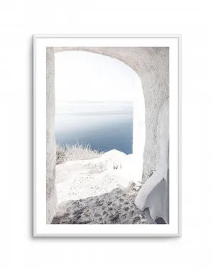 Ocean View | Santorini by oliveetoriel.com, a Prints for sale on Style Sourcebook