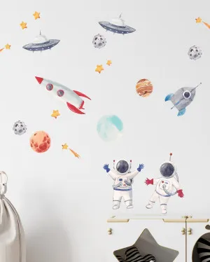 Outer Space Decal Set by oliveetoriel.com, a Kids Stickers & Decals for sale on Style Sourcebook