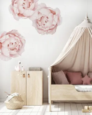 Pink Peony | Large by oliveetoriel.com, a Wallpaper for sale on Style Sourcebook