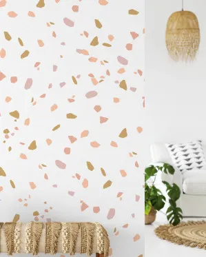 Modern Terrazzo Decal Set by oliveetoriel.com, a Wallpaper for sale on Style Sourcebook
