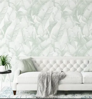 Banana Leaf Palms | Green Wallpaper by oliveetoriel.com, a Wallpaper for sale on Style Sourcebook