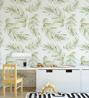 Dried Palm Leaf Wallpaper by oliveetoriel.com, a Wallpaper for sale on Style Sourcebook