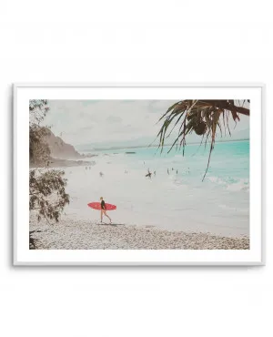 Surfer Girls | Wategos by oliveetoriel.com, a Prints for sale on Style Sourcebook