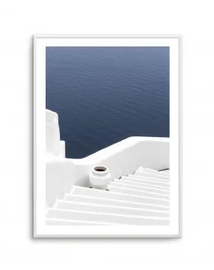 To The Sea | Santorini by oliveetoriel.com, a Prints for sale on Style Sourcebook