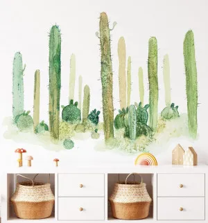 Wild Cactus Wallpaper Mural by oliveetoriel.com, a Wallpaper for sale on Style Sourcebook