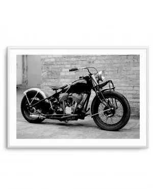 Classic Motorcycle by oliveetoriel.com, a Prints for sale on Style Sourcebook