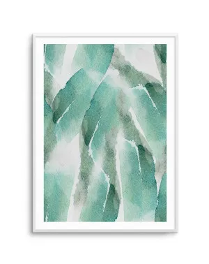 Abstract Green Watercolour IV by oliveetoriel.com, a Prints for sale on Style Sourcebook