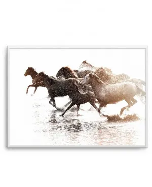 Riviere Stallions by oliveetoriel.com, a Prints for sale on Style Sourcebook