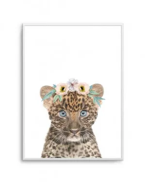 Little Leopard Cub | Girls by oliveetoriel.com, a Prints for sale on Style Sourcebook